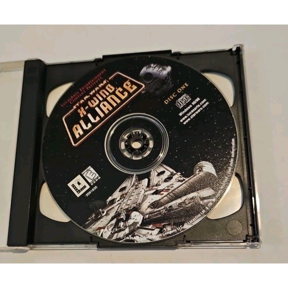Star Wars: X-Wing Alliance PC 1999 Windows 95/98 2 Disc CD ROM Game LucasArts